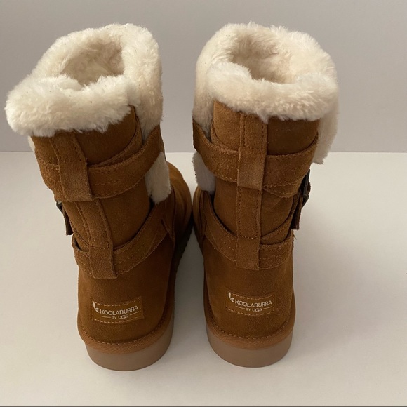 Koolaburra by UGG Delene Short Boots Chestnut - Picture 5 of 15